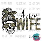 Army Wife Skull Design