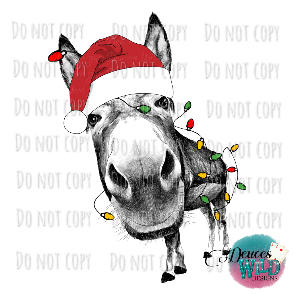 Ass Donkey Christmas Design