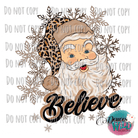 Believe Santa Design