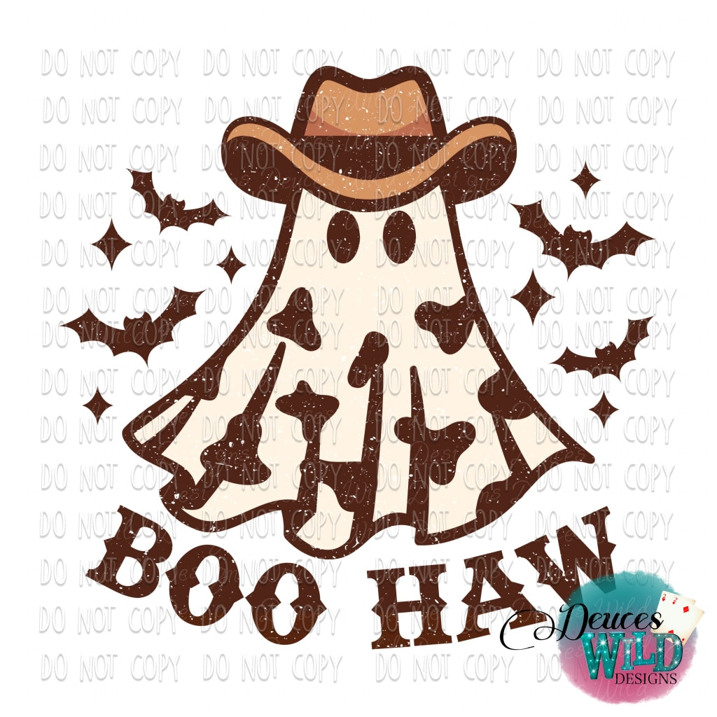 Boo Haw Ghost Design