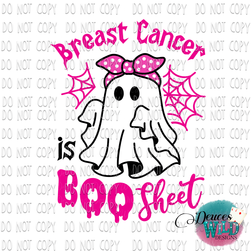 Breast Cancer Is Boo Sheet Design