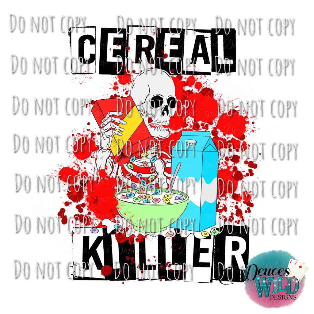 Cereal Killer / True Crime Funny Design