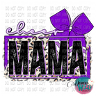 Cheer Mama Purple Design