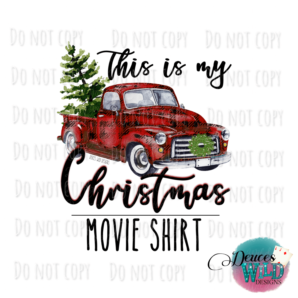 Christmas Movie Shirt Design