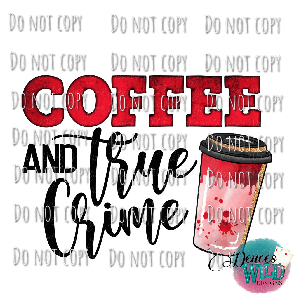 Coffee & True Crime Design