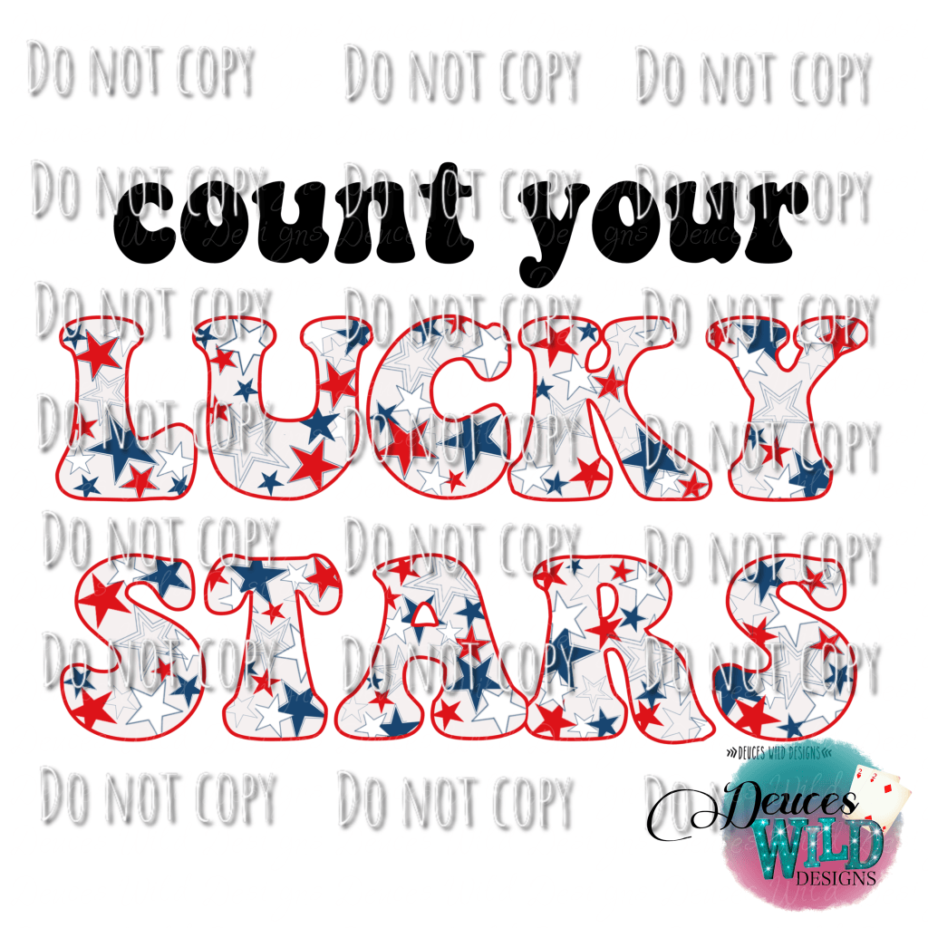 Count Your Lucky Stars Design