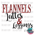 Flannels Lattes & Leggings Design