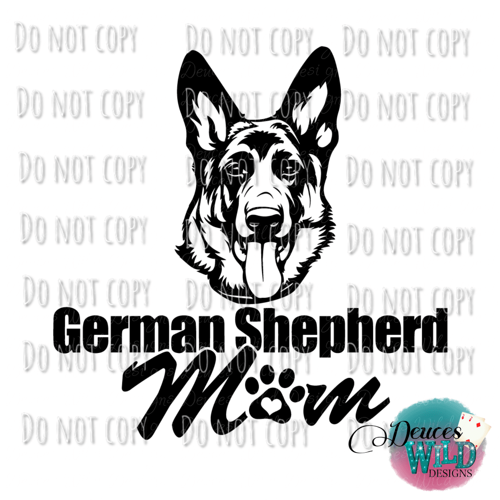 German Shepherd Mom Design