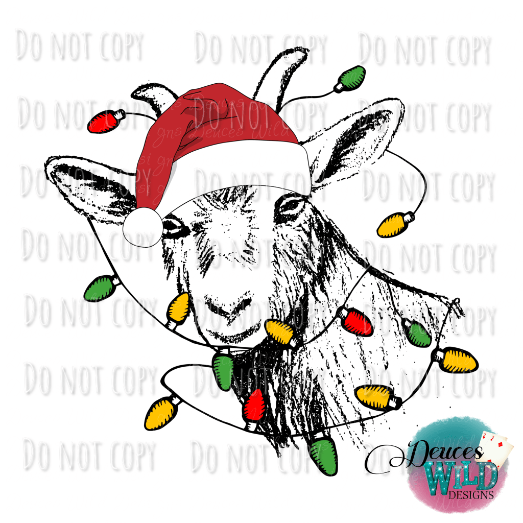 Goat Christmas Design