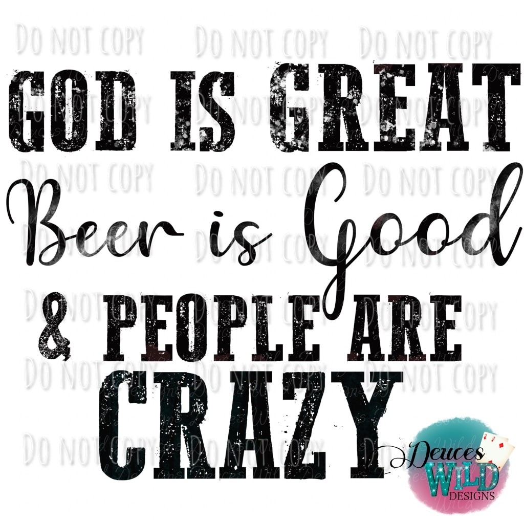 God Is Great Beer Good Design