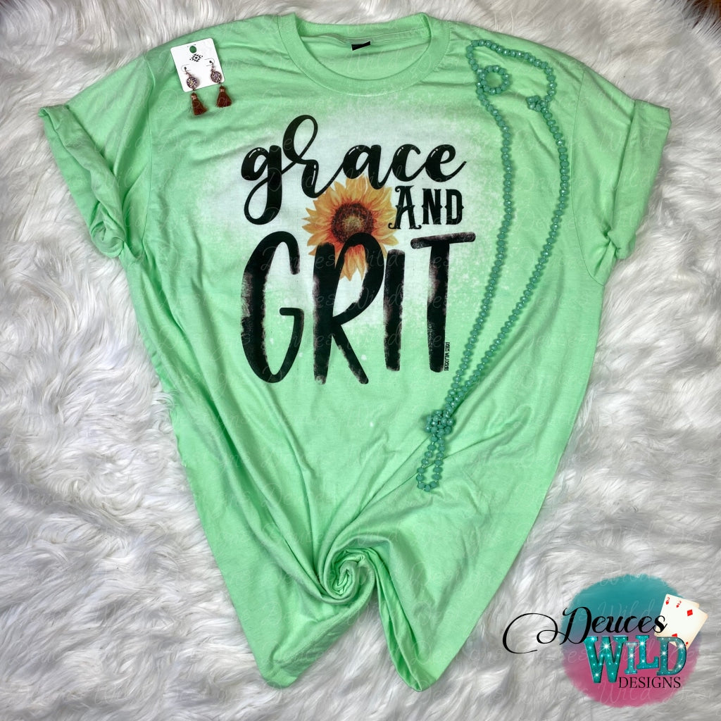 Grace & Grit With Sunflower Design