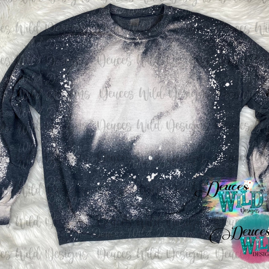 Graphite Bleached Sweatshirt (Crew Neck) [Color Discontinued] Sub Graphic Tee