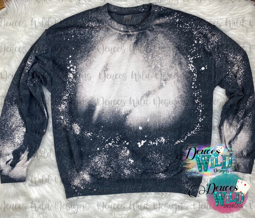 Graphite Bleached Sweatshirt (Crew Neck) [Color Discontinued] Sub Graphic Tee