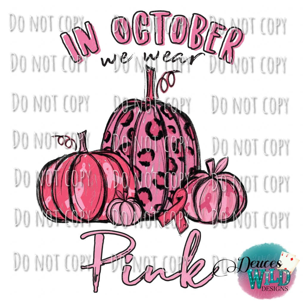 In October We Wear Pink Design