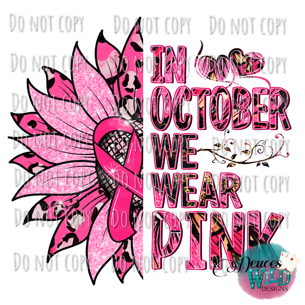 In October We Wear Pink Design