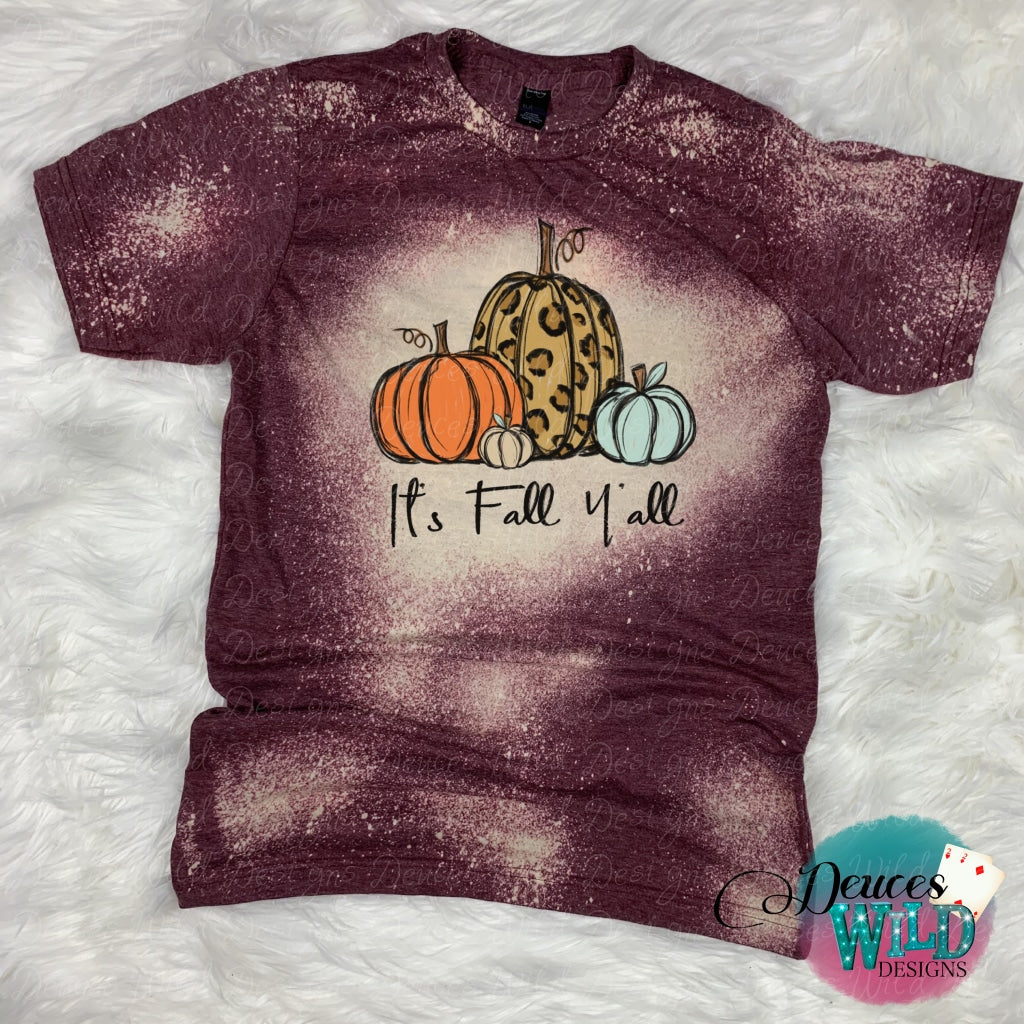 Its Fall Yall Pumpkin Design
