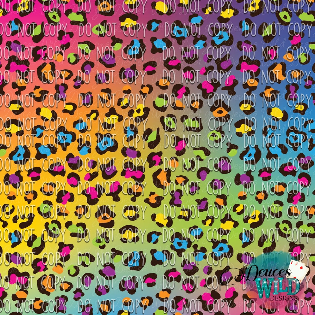 Leopard Colorful Patches Design* Design