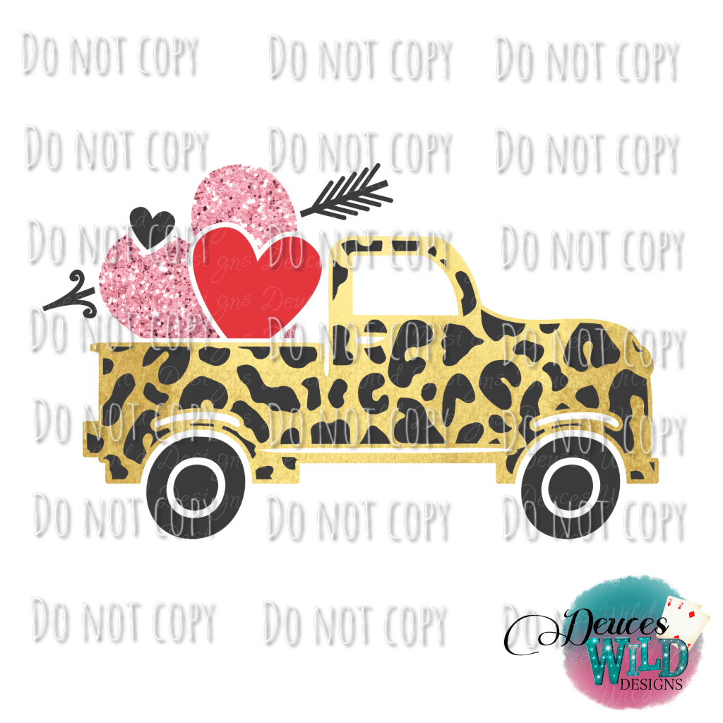 Leopard Valentine Truck Design