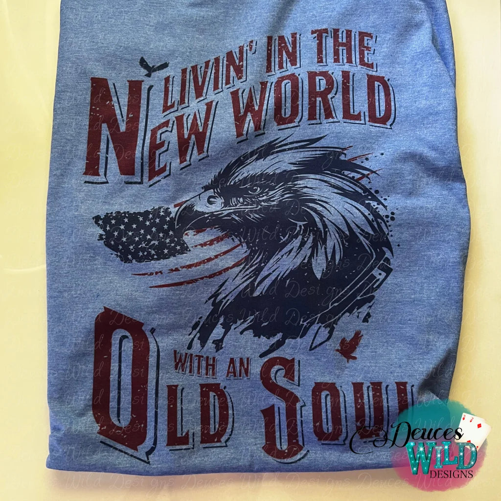 Livin In The New World With An Old Soul Sub Graphic Tee