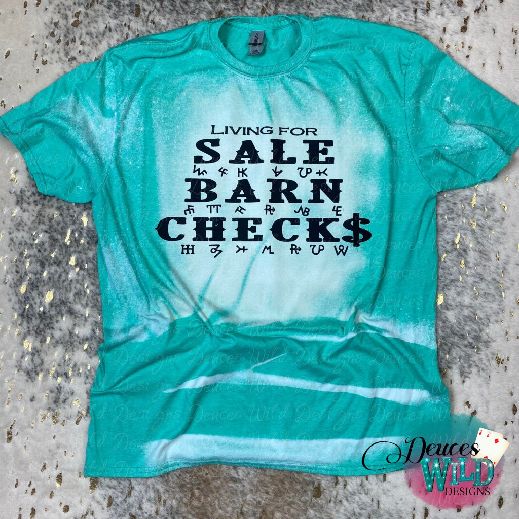 Living For Sale Barn Checks Design
