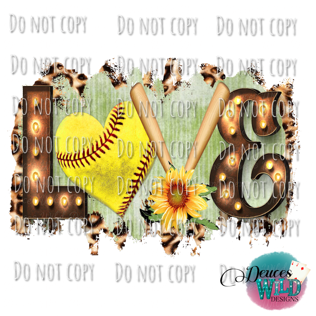 Love Softball Design