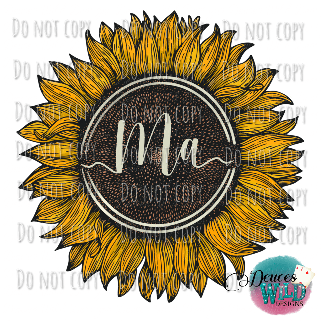 Ma Sunflower Design