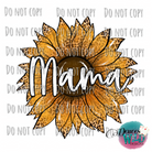 Mama Sunflower Leopard Design