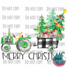 Merry Christmas Tractor Design