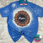Mimi Sunflower - Light Royal Bleached Tee Sub Graphic