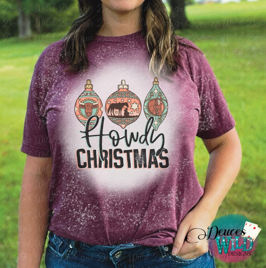 Mystery Western Christmas Inspired Graphic Short Sleeve Tee