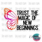 New Beginnings Butterfly Design