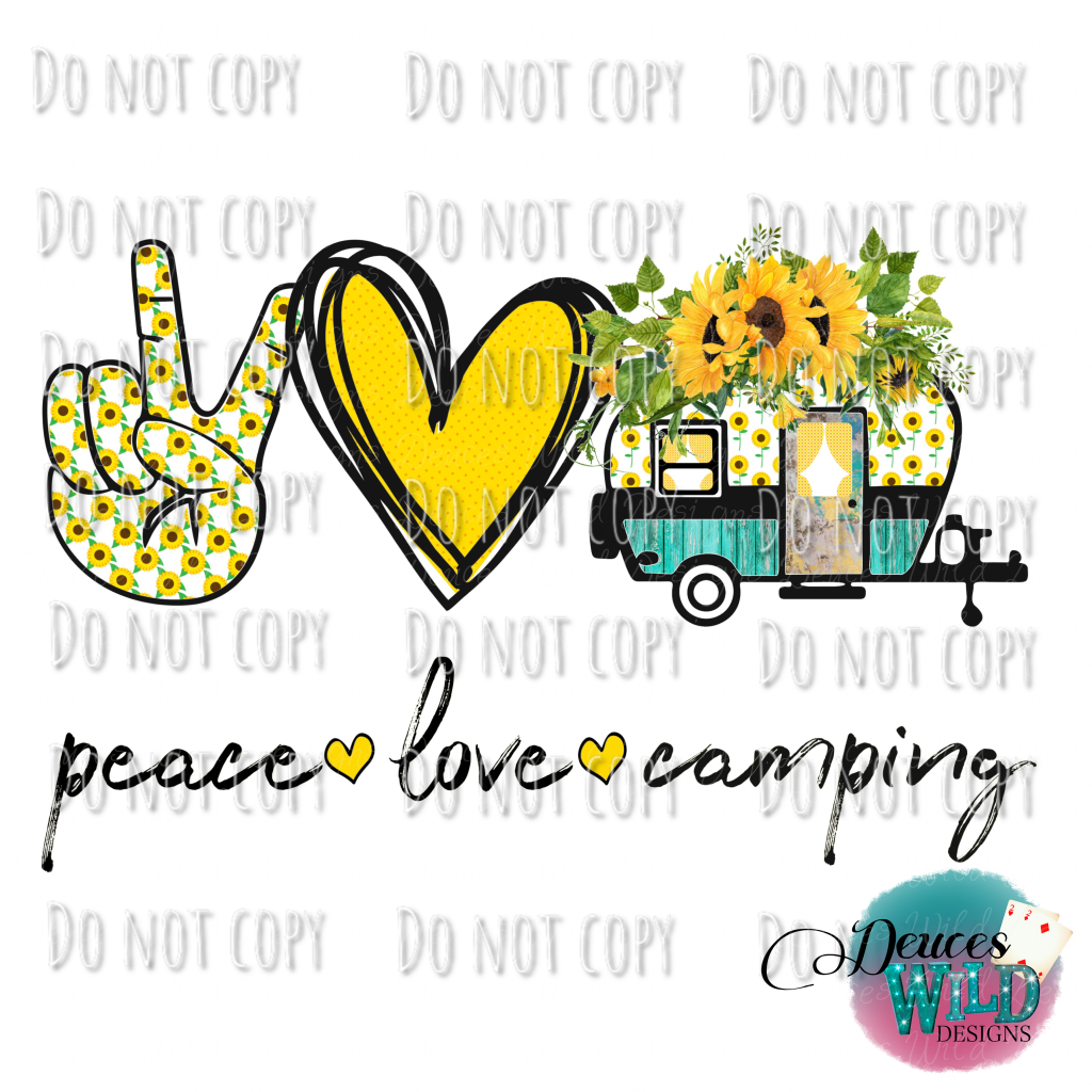 Peace Love Camping Design