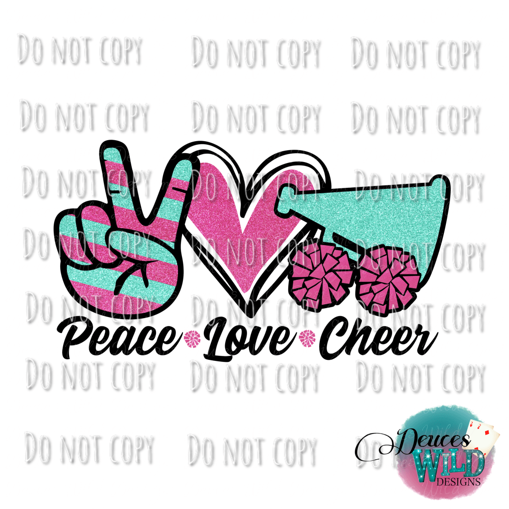 Peace Love Cheer Design