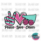 Peace Love Cheer Design
