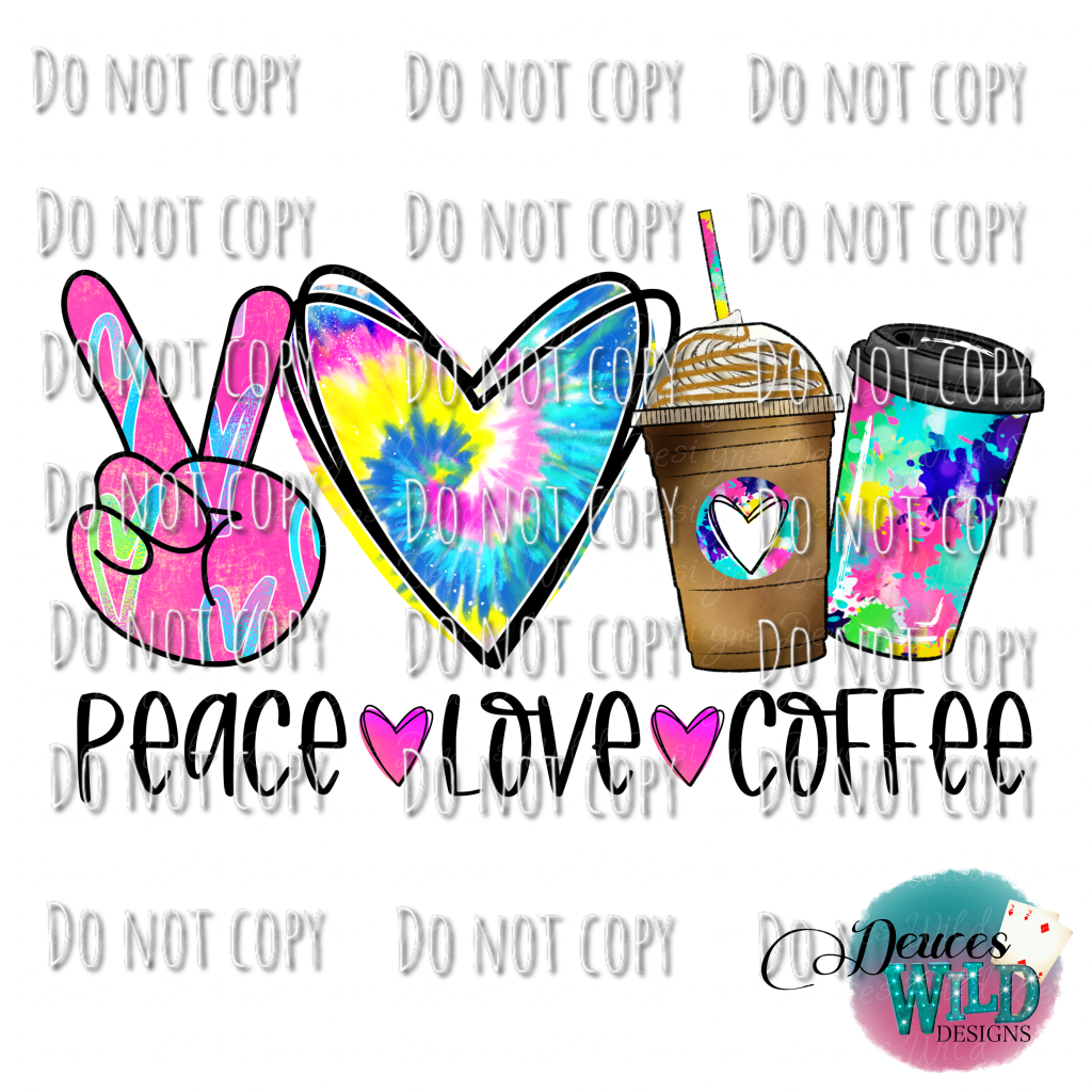 Peace Love Coffee Design