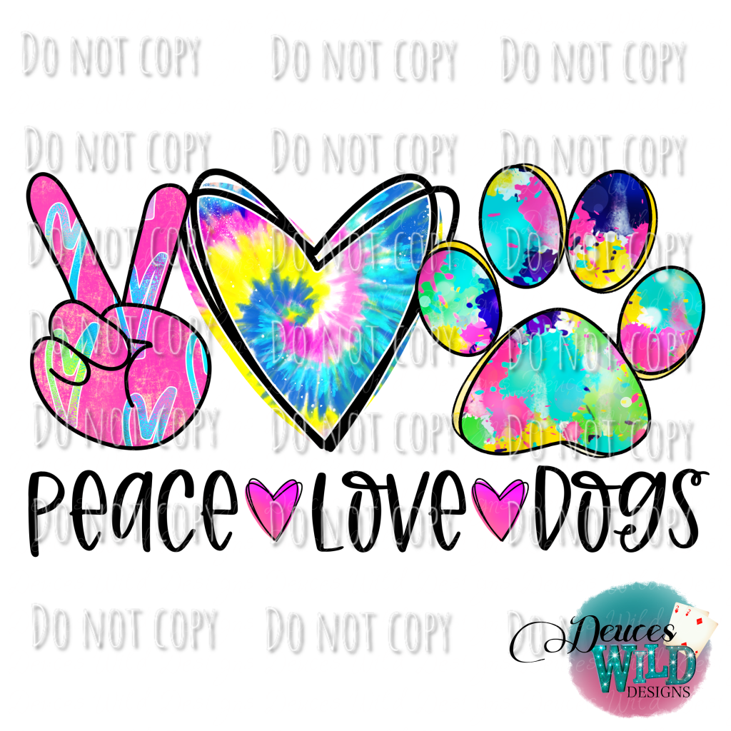 Peace Love Dogs Design