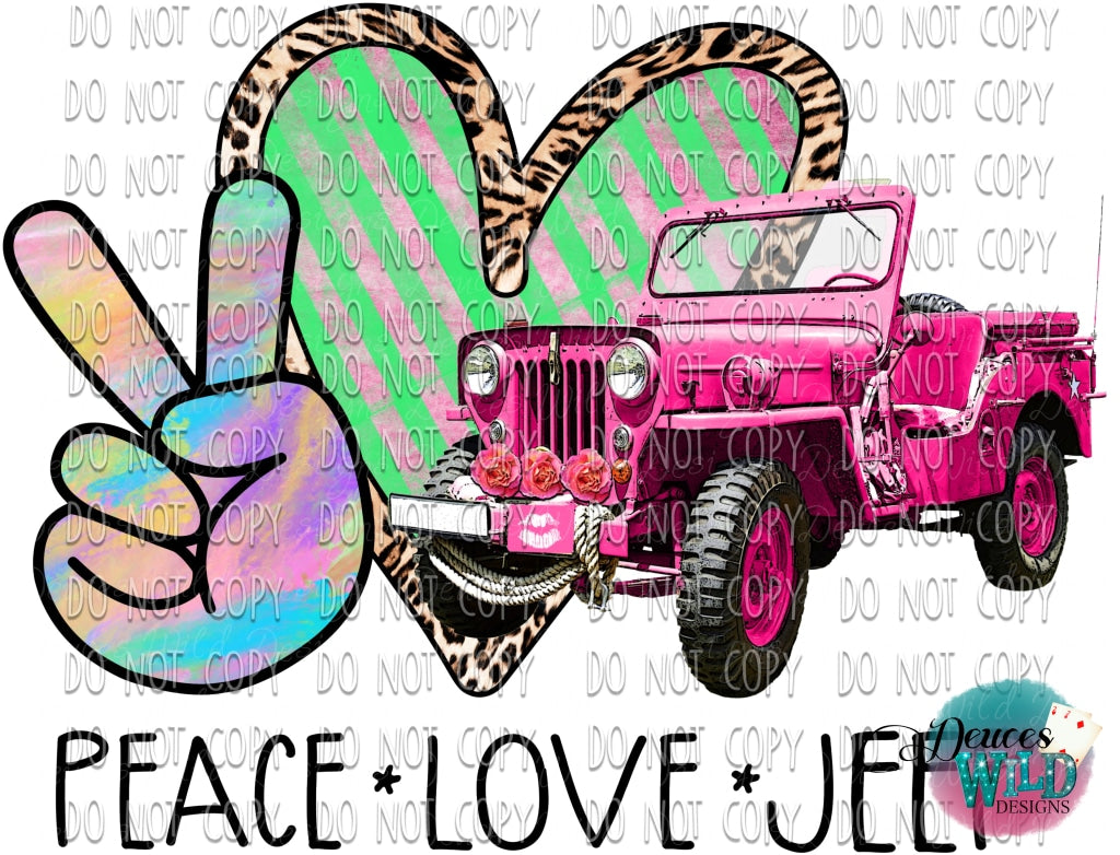 Peace Love Jeep Design