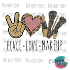 Peace Love Makeup Design