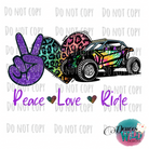Peace Love Ride Design