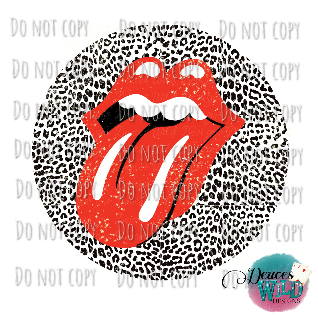 Rock N Roll Tongue Design