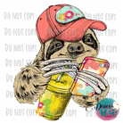 Sloth -Summer Inspired Hat Design