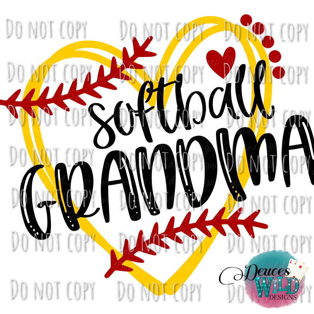 Softball Grandma Design