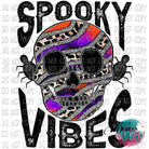 Spooky Vibes Skull Design