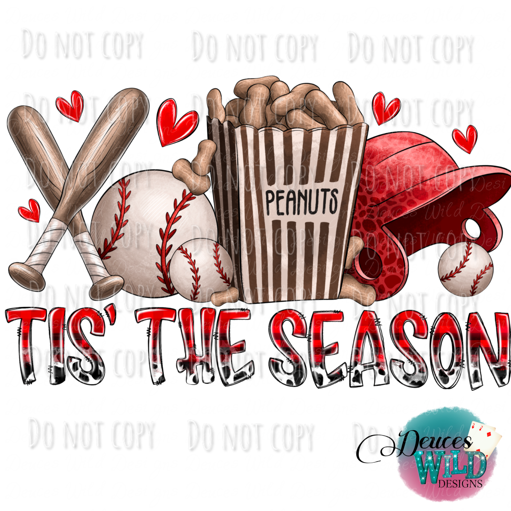 Tis The Season (Baseball Tee Ball) Design