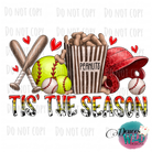 Tis The Season (Baseball Tee Ball Softball Combo) Design