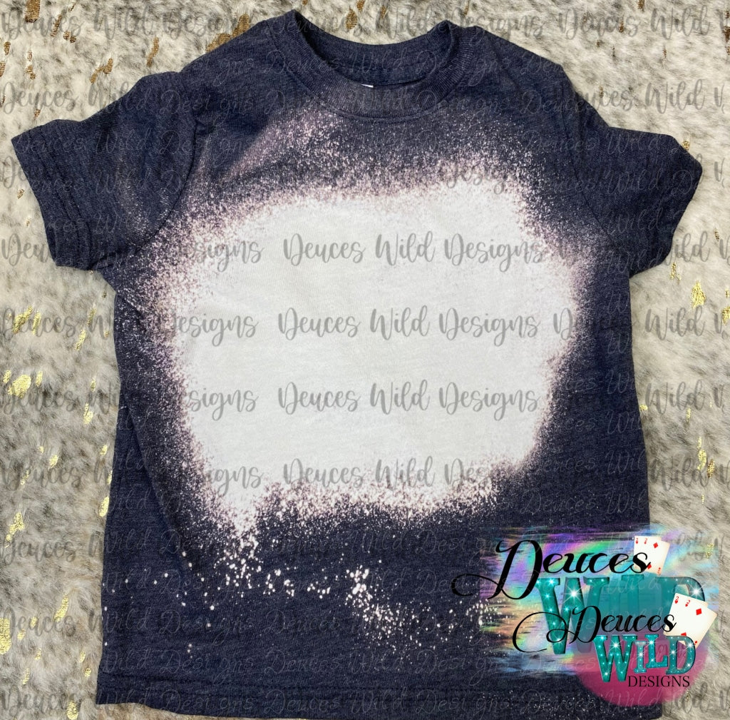 Toddler - Navy Bleached Tee Party Sub Graphic