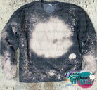 Wholesale Blank Bleach Sweatshirt Sub Graphic Tee